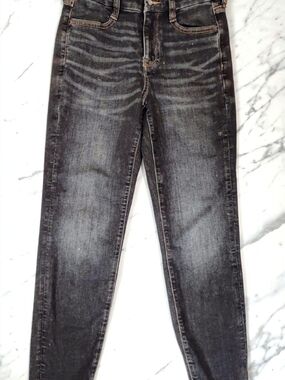 American Eagle Outfitters Black Washed Skinny Jeans